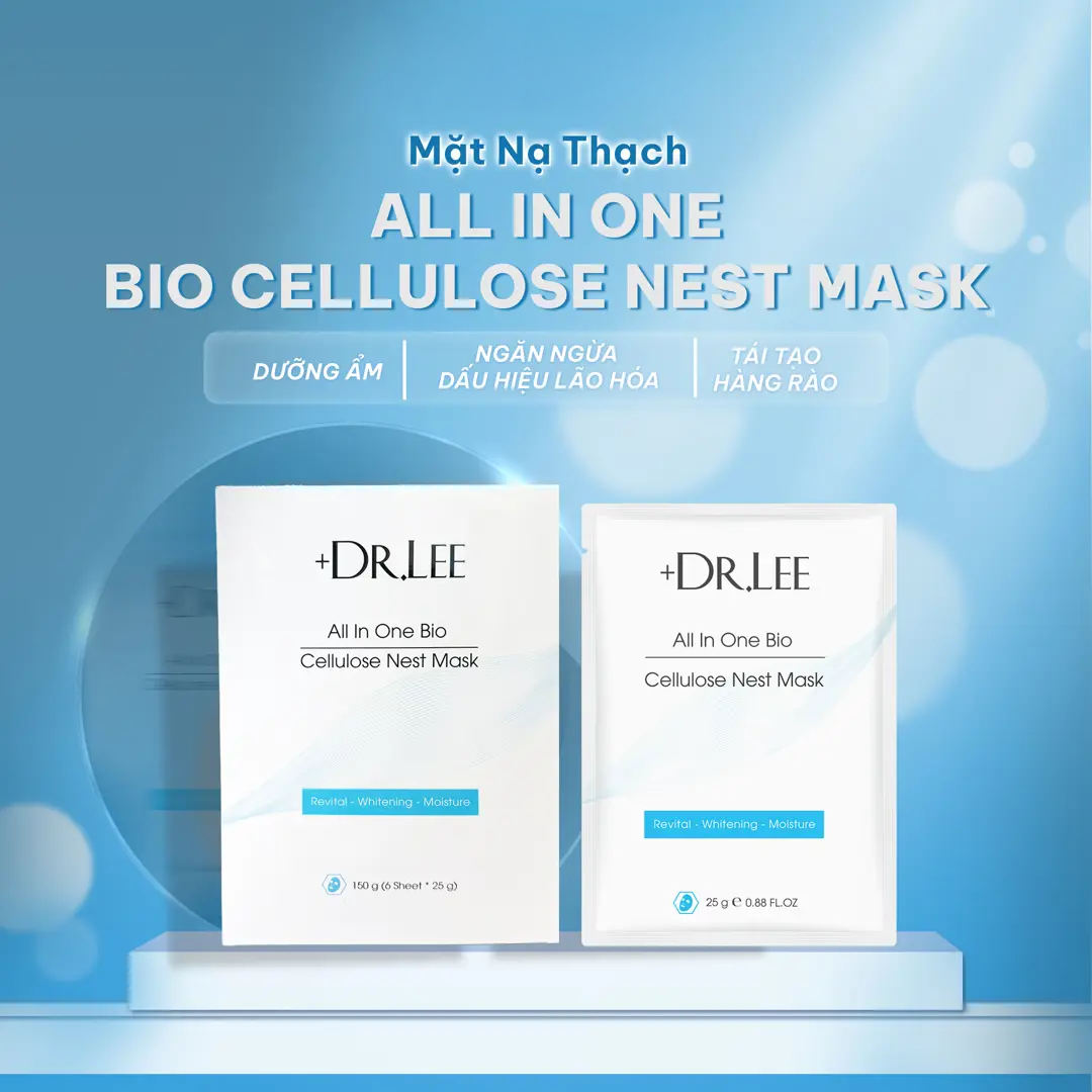 Mặt nạ thạch All In One Bio Cellulose Nest Mask +Dr.Lee