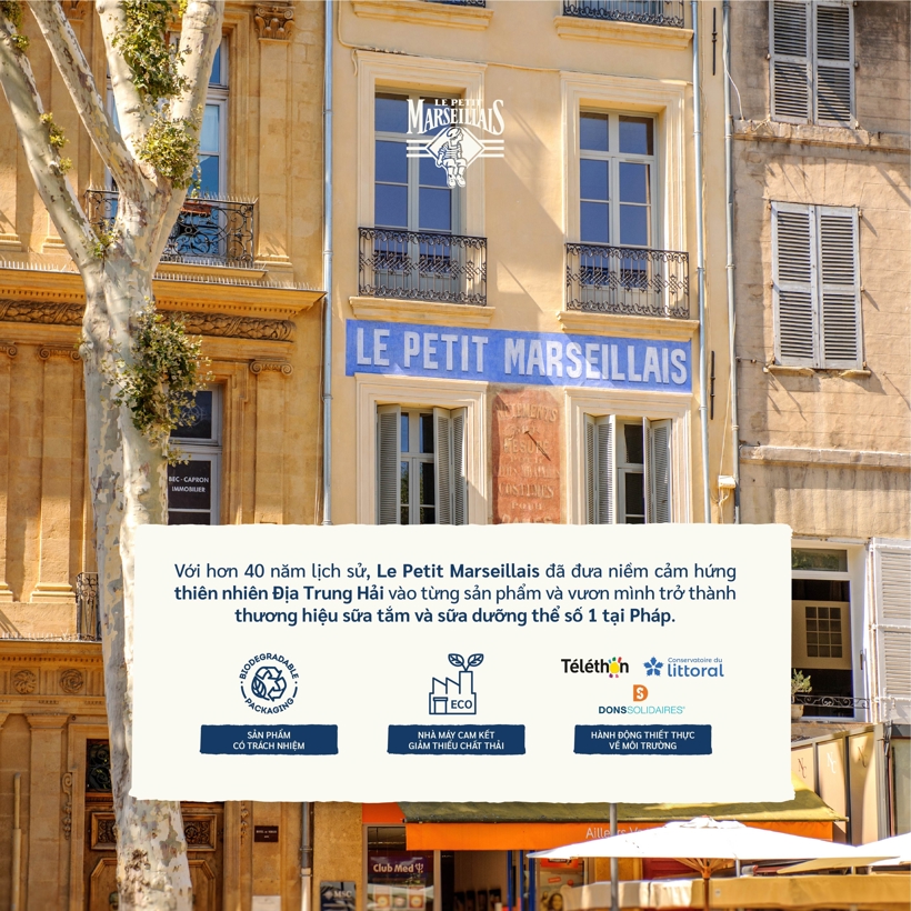 Sữa tắm 92% hữu cơ LE PETIT MARSEILLAIS 650ml