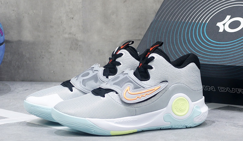 Giày Nike KD Trey 5 X ‘Wolf Grey Volt Crimson’