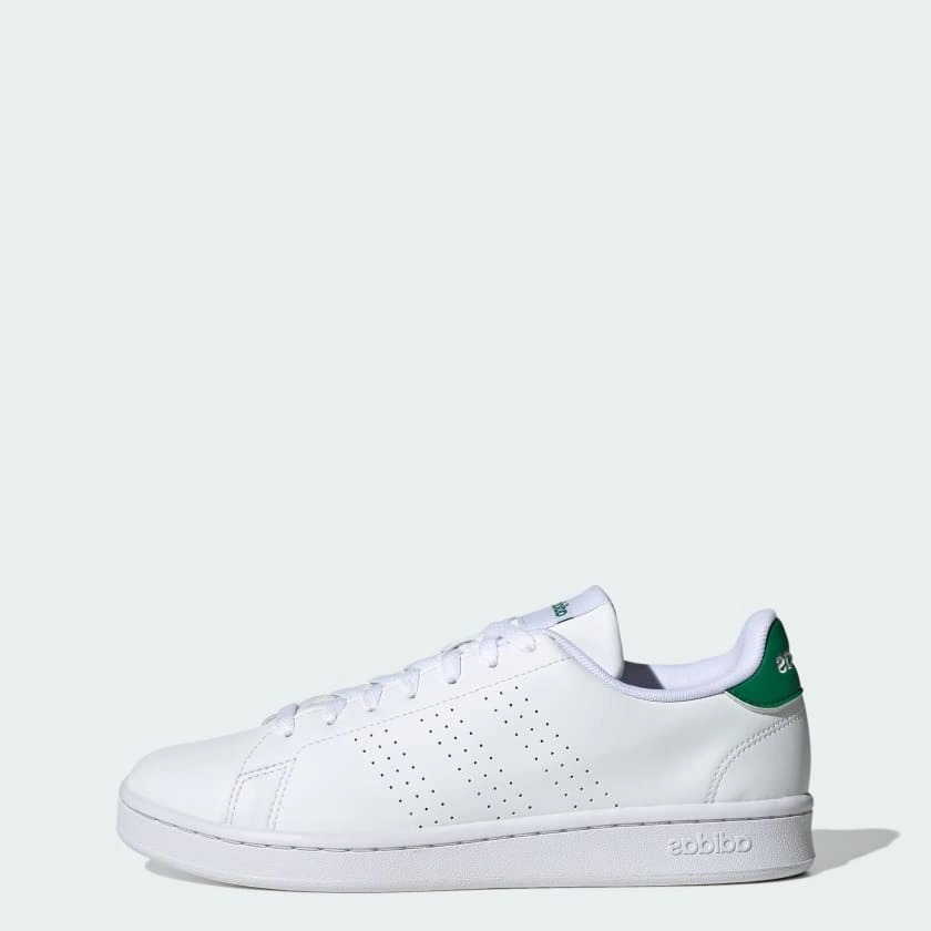 Giày Adidas Advantage "Cloud White/Green"