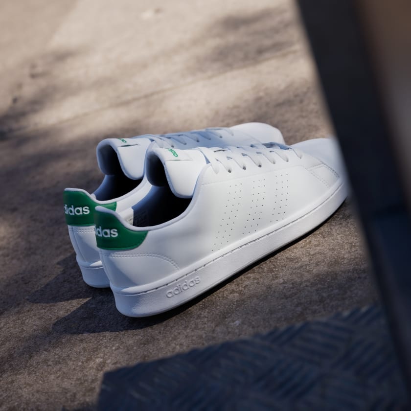 Giày Adidas Advantage "Cloud White/Green"