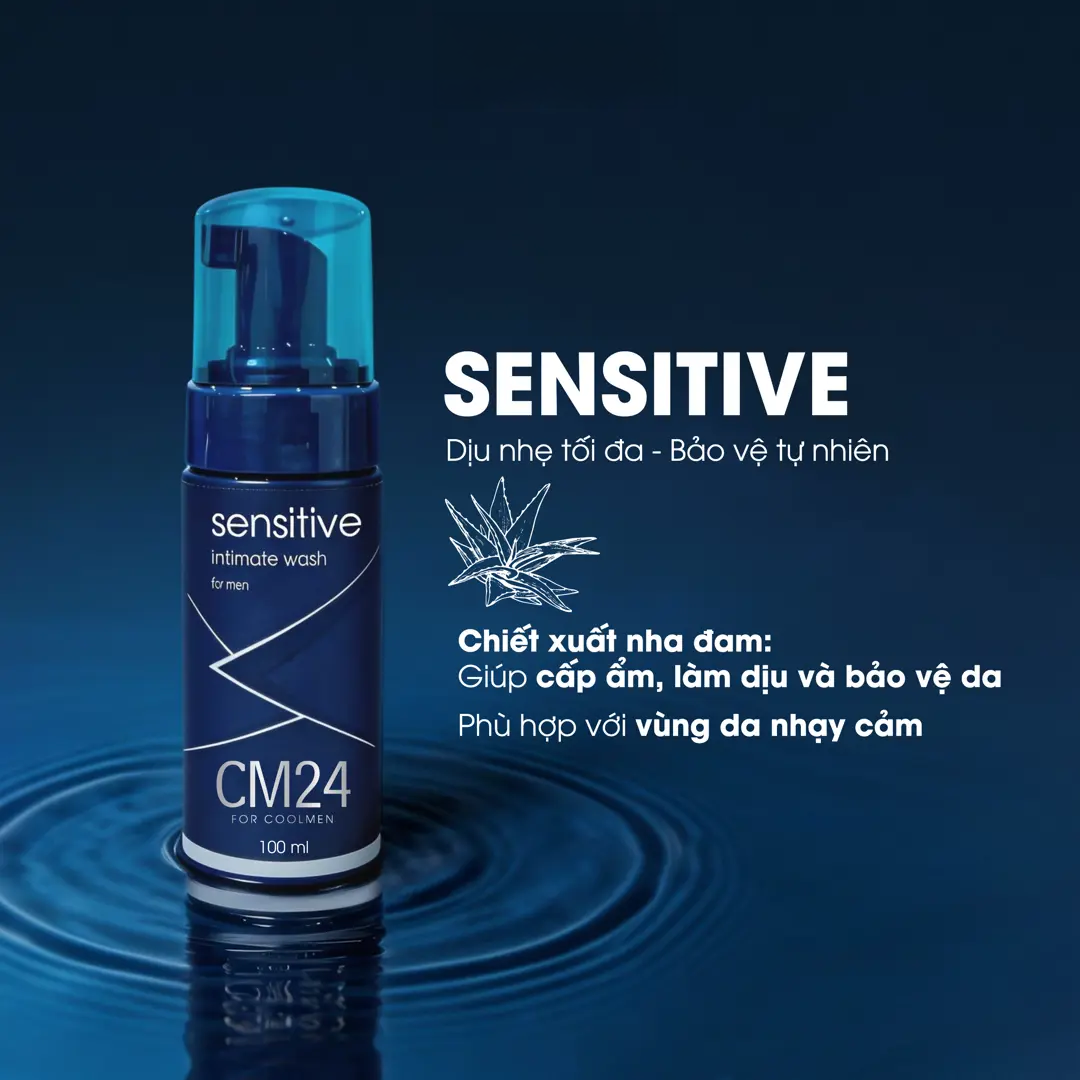 Bọt Vệ Sinh Nam CM24 Hương Nước Hoa 100 ml