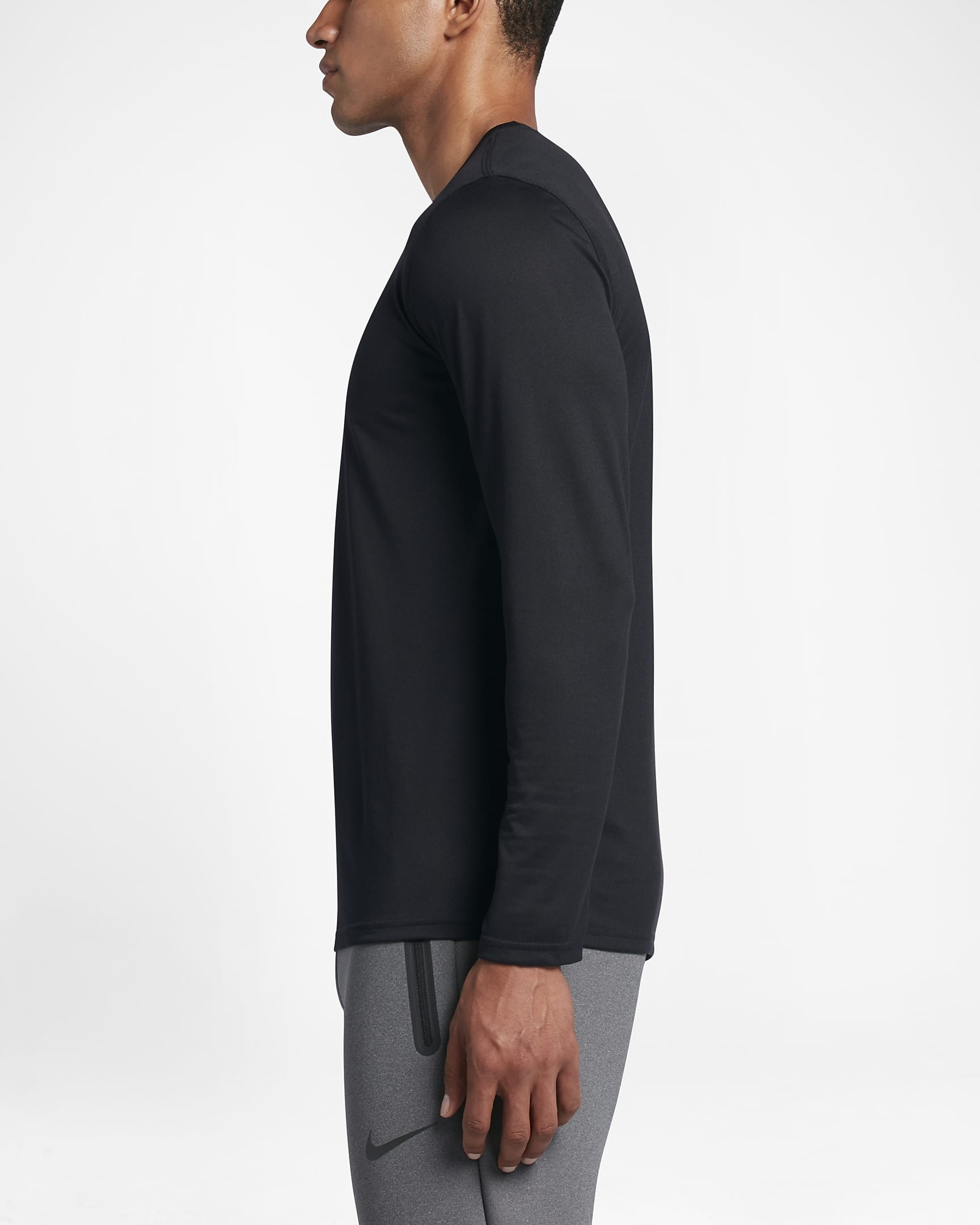 Áo Nike Dri-FIT Men's Long-Sleeve Training T-Shirt 'Black'
