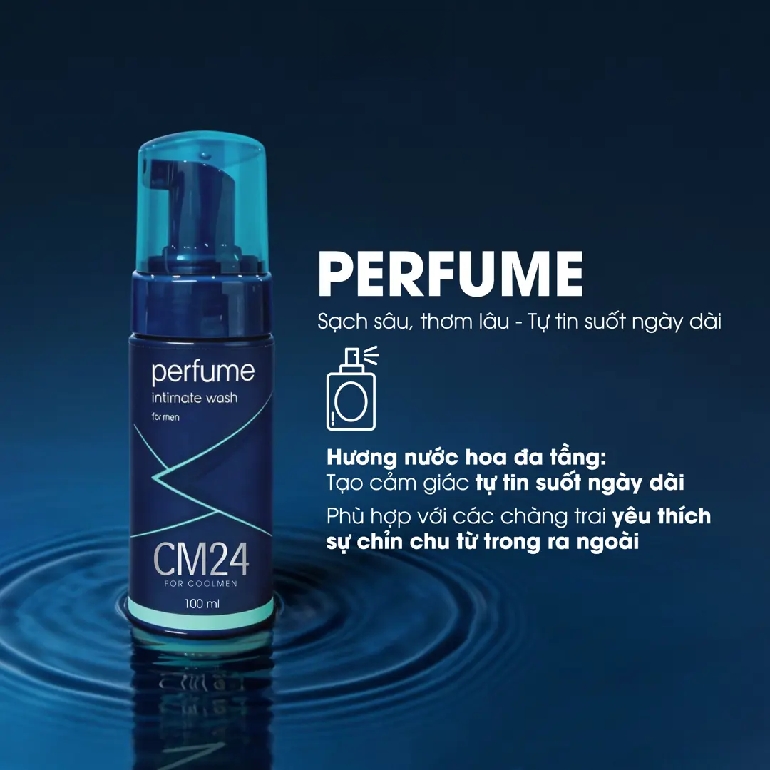 Bọt Vệ Sinh Nam CM24 Hương Nước Hoa 100 ml