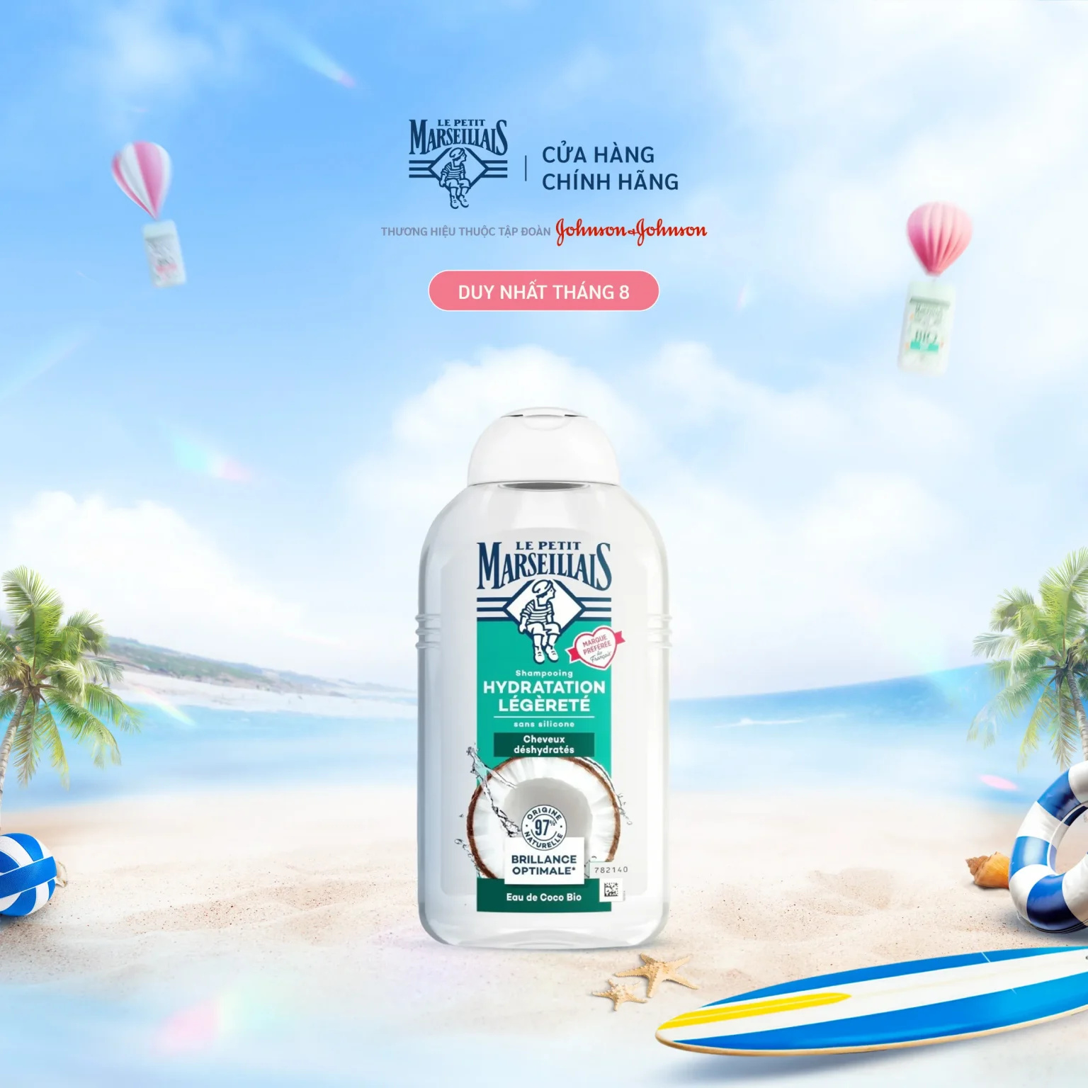 Dầu gội hữu cơ LE PETIT MARSEILLAIS 250ml