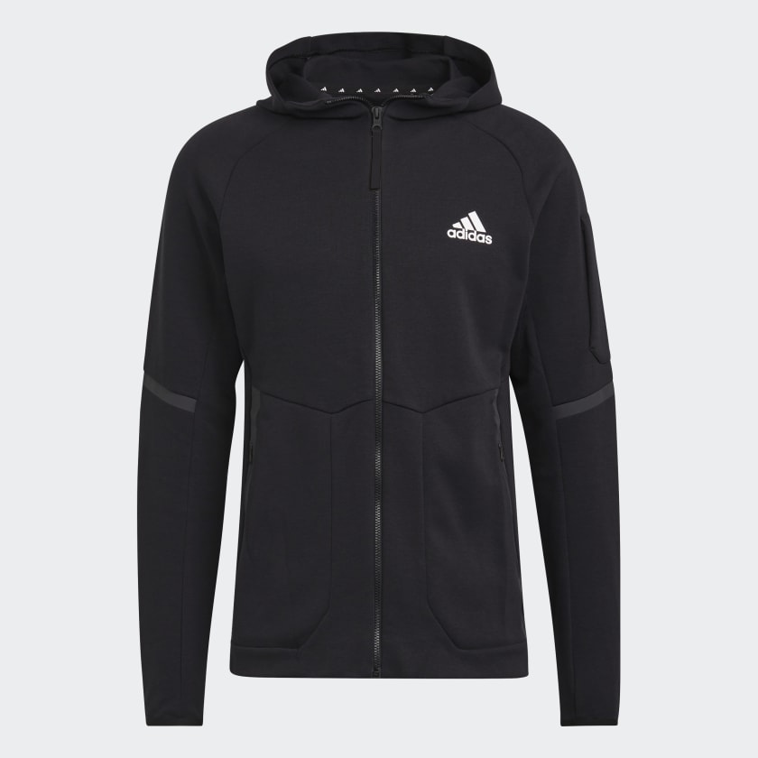 Áo Adidas Veste Designed For Gameday Full-Zip 'Black"