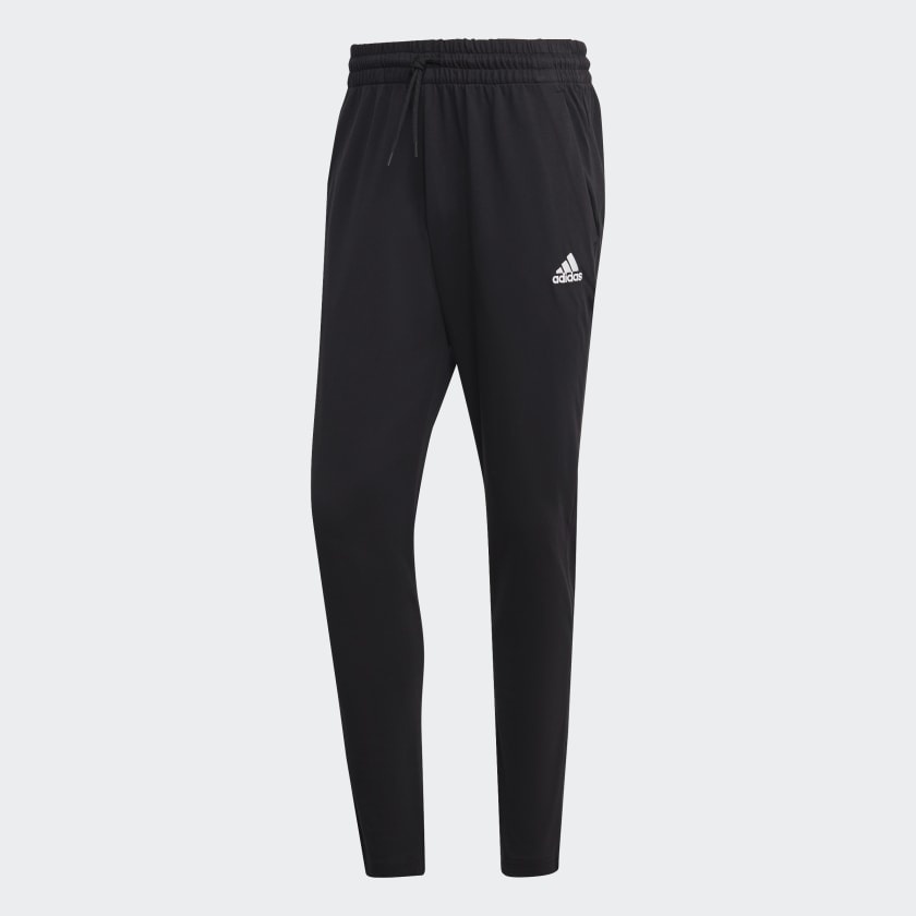 Quần Adidas Essentials Single Jersey Tapered Open Hem Pants "Black"