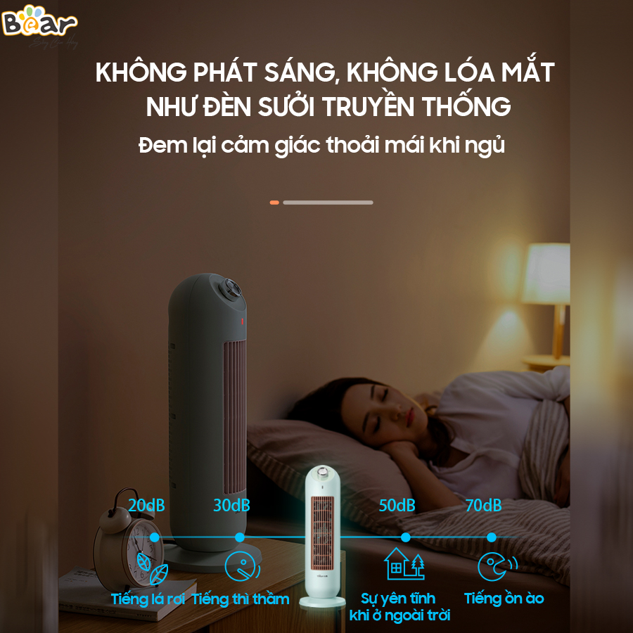 Quạt Sưởi Gốm Bear DNQ-C20B1