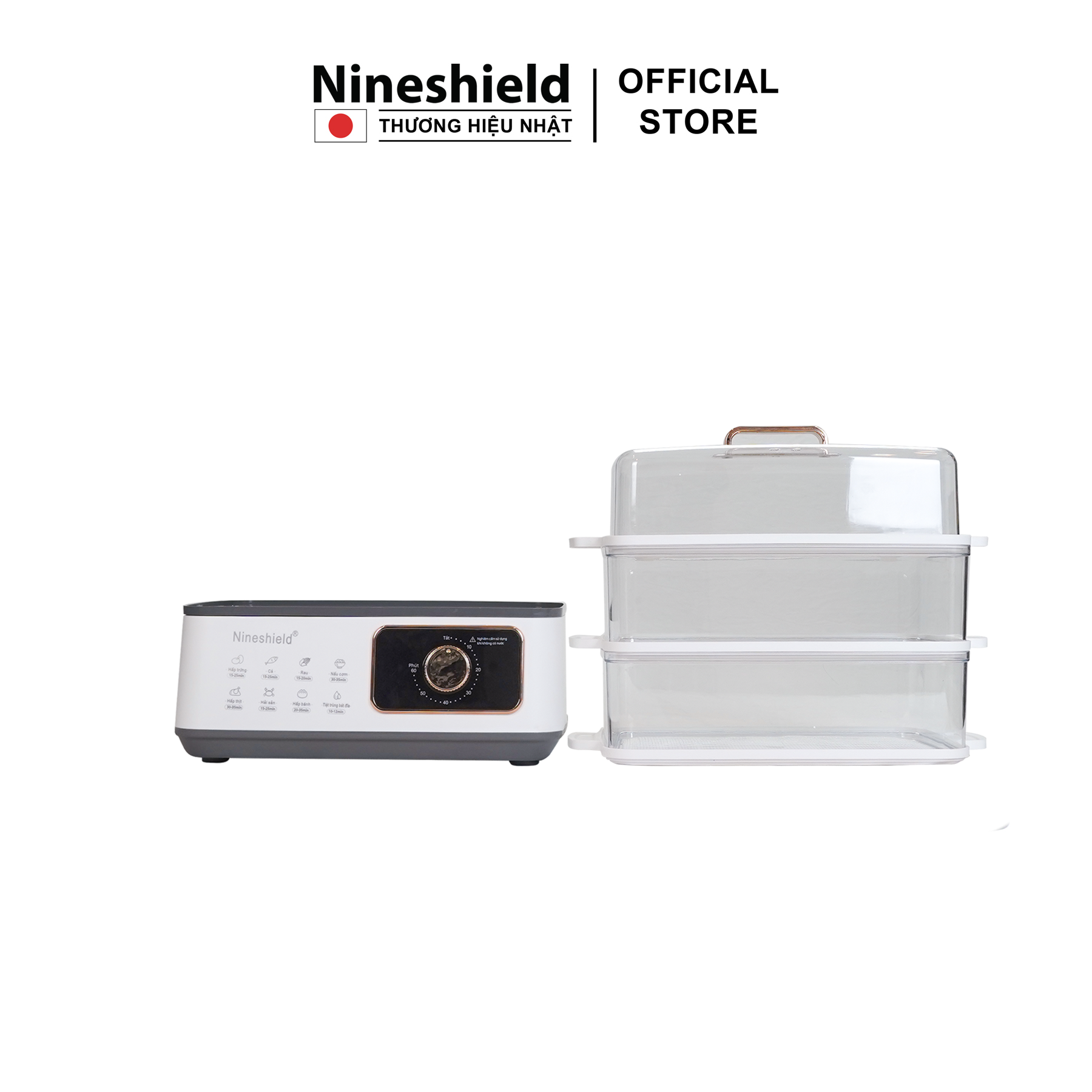 Nồi Hấp Điện Đa Năng Nineshield KB3001