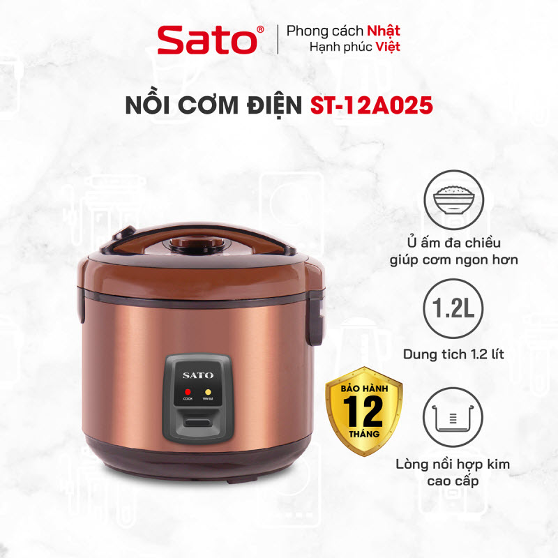 Nồi Cơm Điện SATO 12A025 1.2L