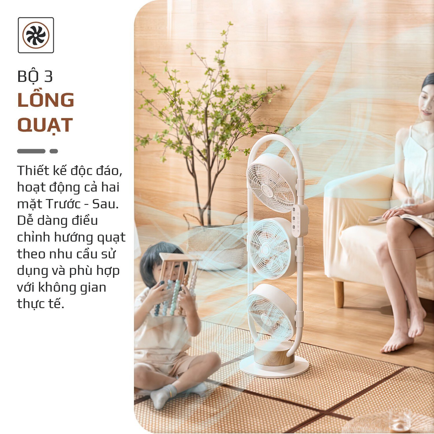 Quạt Tuần Hoàn Không Khí OLIVO CF1