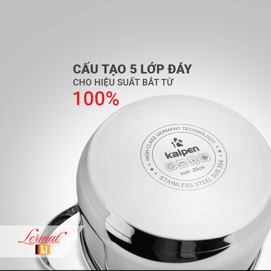 Nồi Inox 304 Cao Cấp Kalpen L18