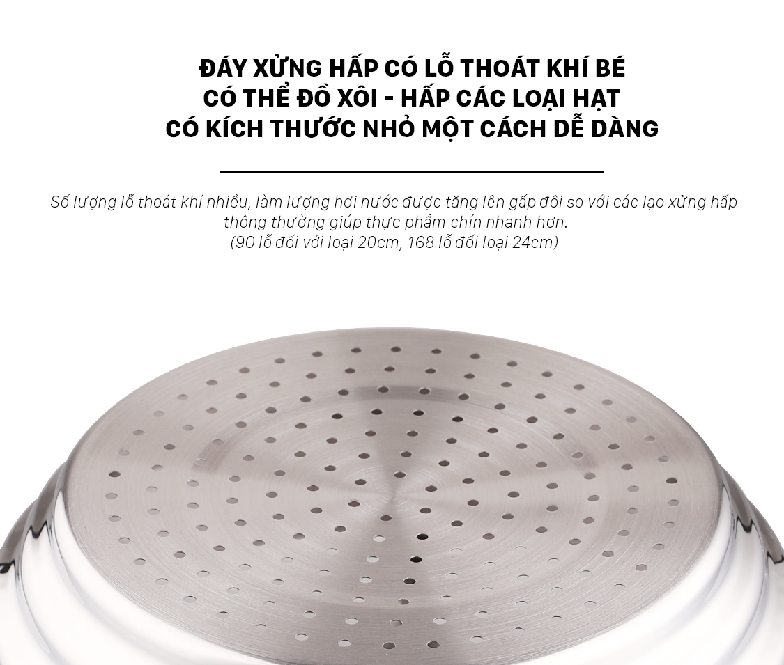 Xửng Hấp Inox 304 Thông Minh Kalpen
