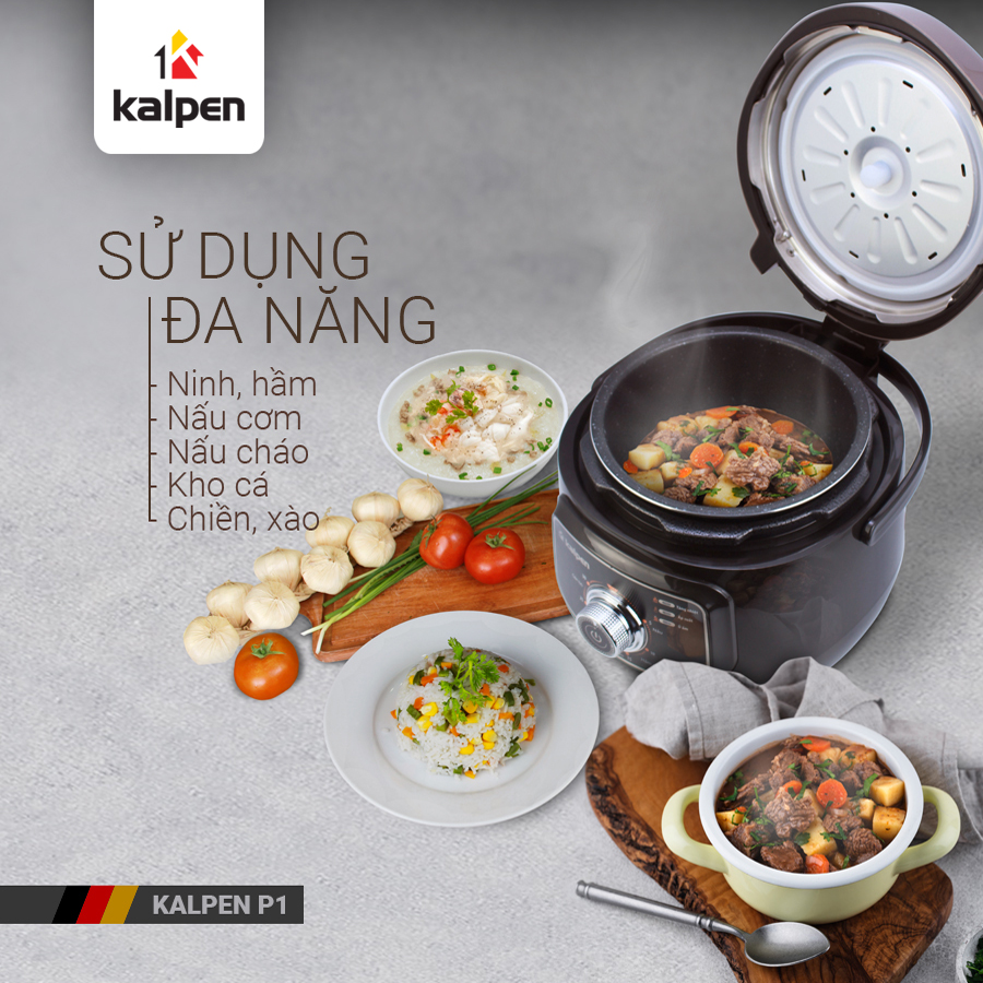 Nồi Áp Suất Điện 2.5L Kalpen