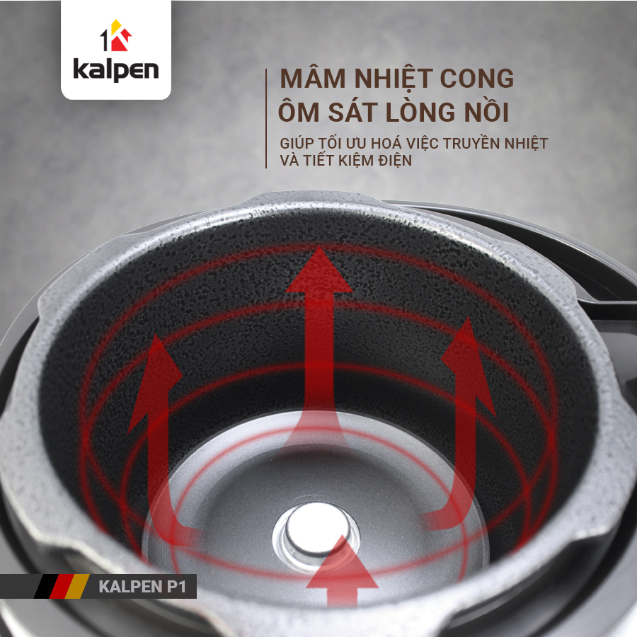 Nồi Áp Suất Điện 2.5L Kalpen