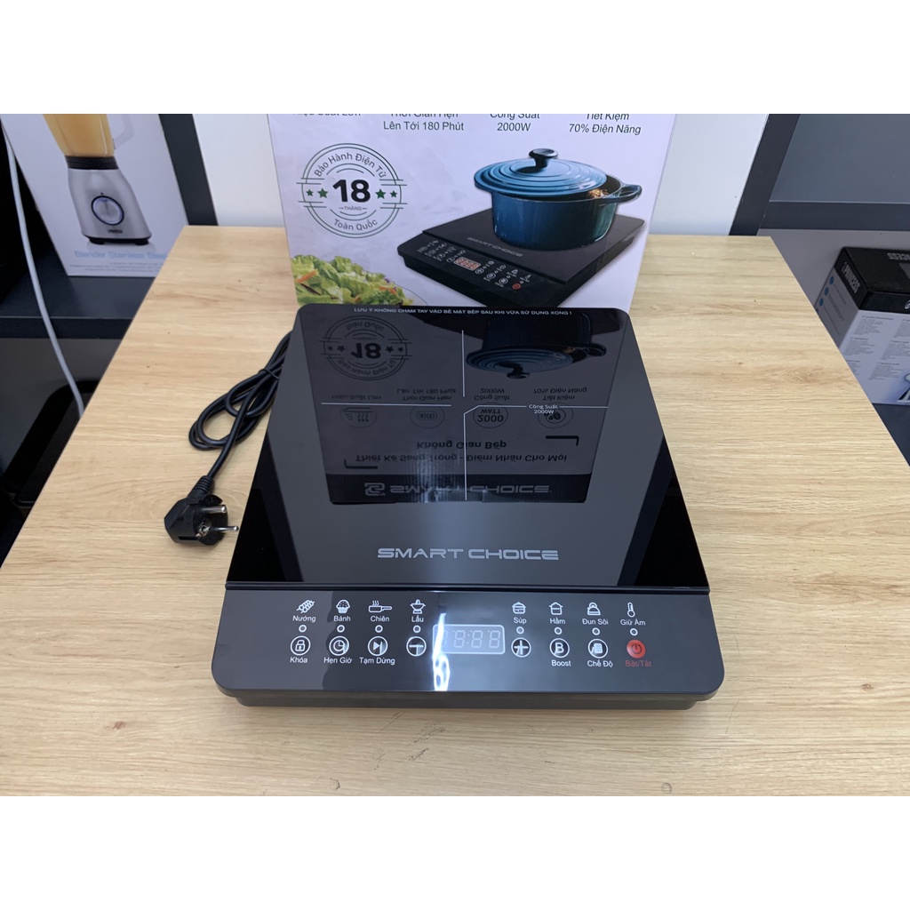 Bếp Từ Kính Cường Lực 9 Chế Độ - 2000W