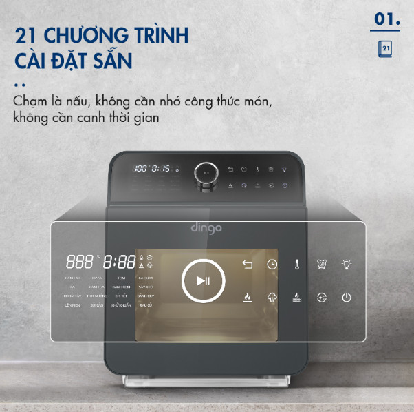 Nồi Chiên Hơi Nước DINGO DSF16