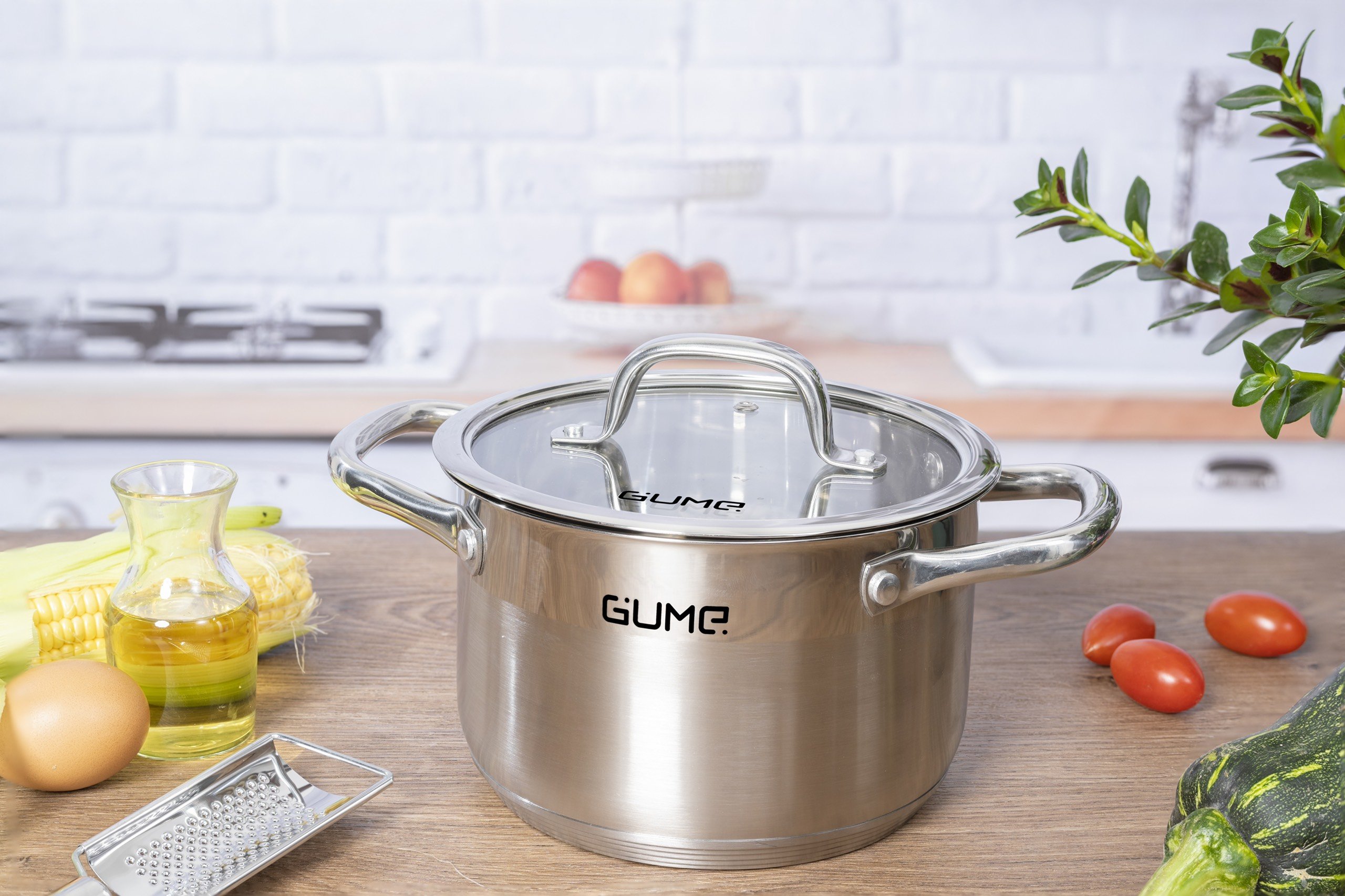 Bộ Nồi Inox Cao Cấp 5 Đáy GUME Thương Hiệu Hàn Quốc