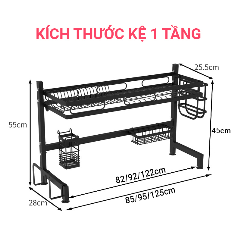 Kệ Bát Nhà Bếp Trên Bồn Rửa Thông Minh Kalpen