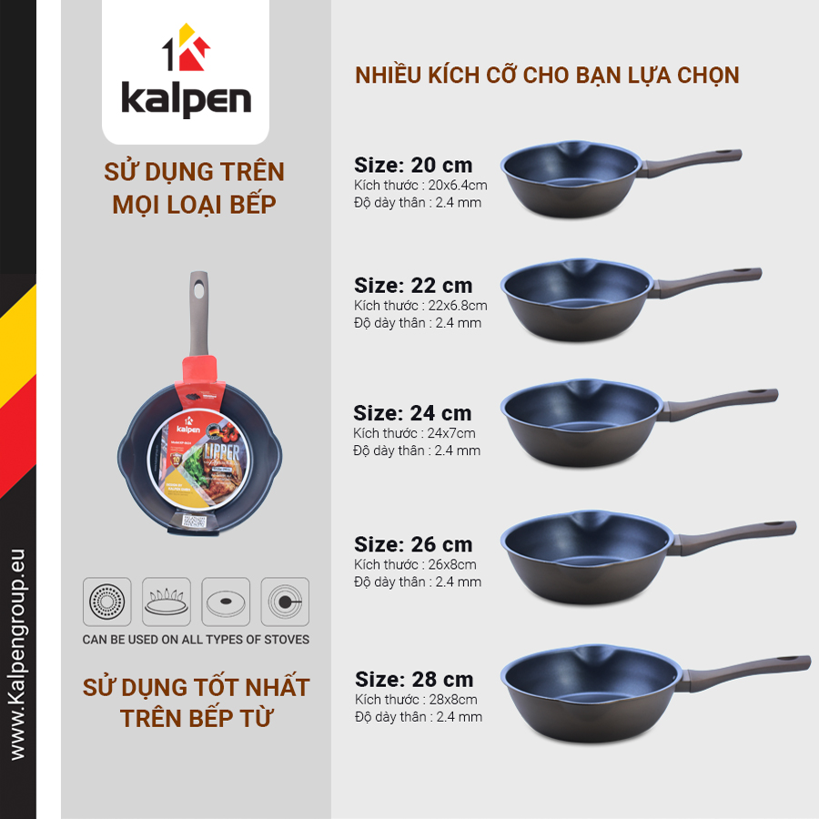 Chảo Chống Dính Cao Cấp Kalpen Lipper