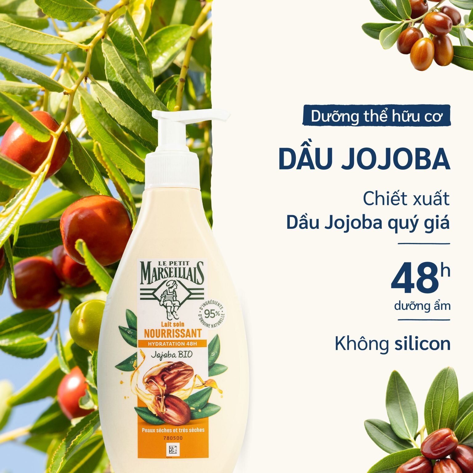 Sữa dưỡng thể LE PETIT MARSEILLAIS 250ml
