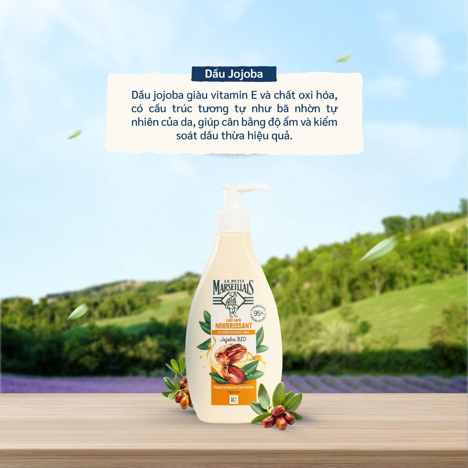 Sữa dưỡng thể LE PETIT MARSEILLAIS 250ml