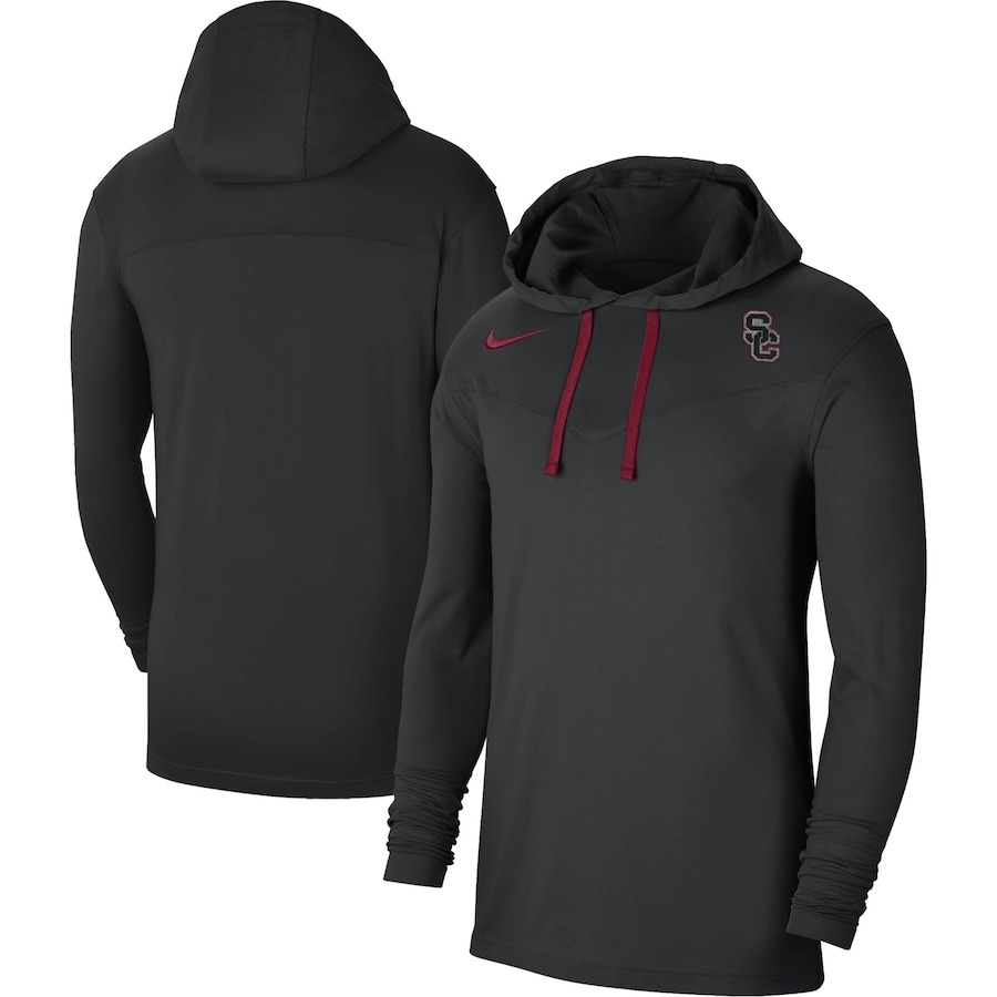 Áo Hoodie Nike USC Trojans Off-Field Perforrmance Black