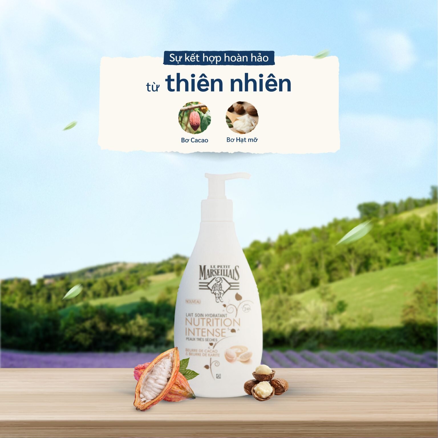 Sữa dưỡng thể LE PETIT MARSEILLAIS 250ml