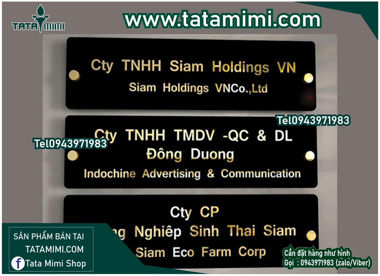 Biển chỉ dẫn các tầng gắn ở tầng mặt ngoài của tòa nhà