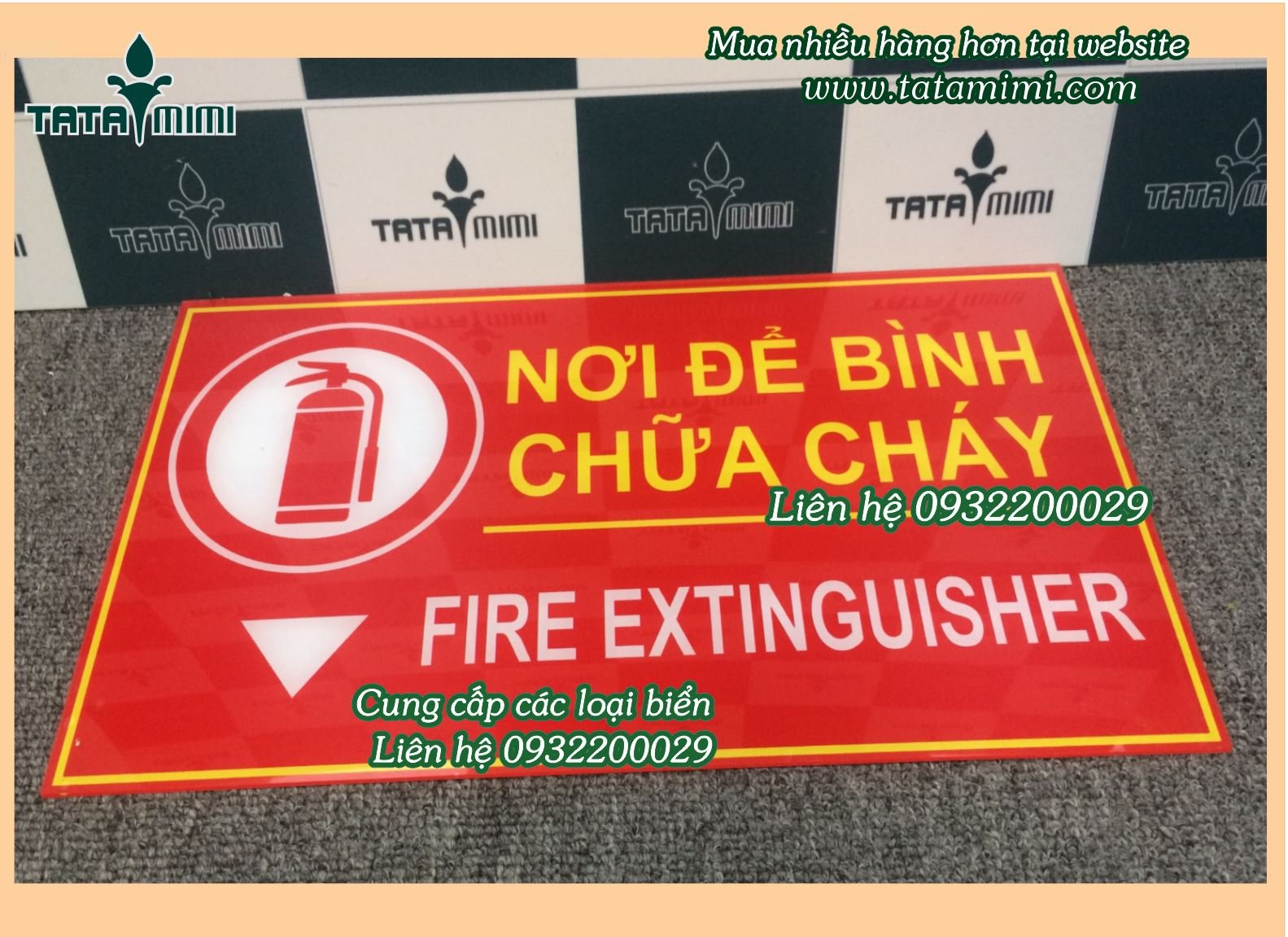 Biển Bình Chữa Cháy trong các trung tâm thương mại siêu rẻ