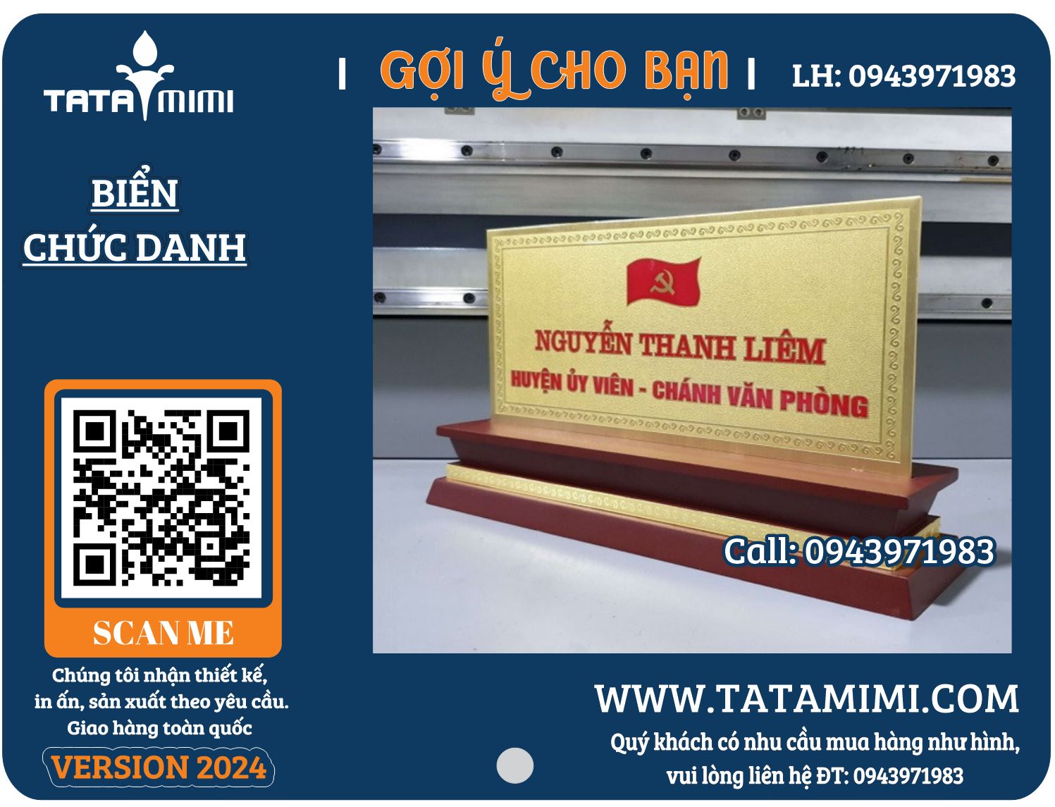 Biển chức danh giám đốc