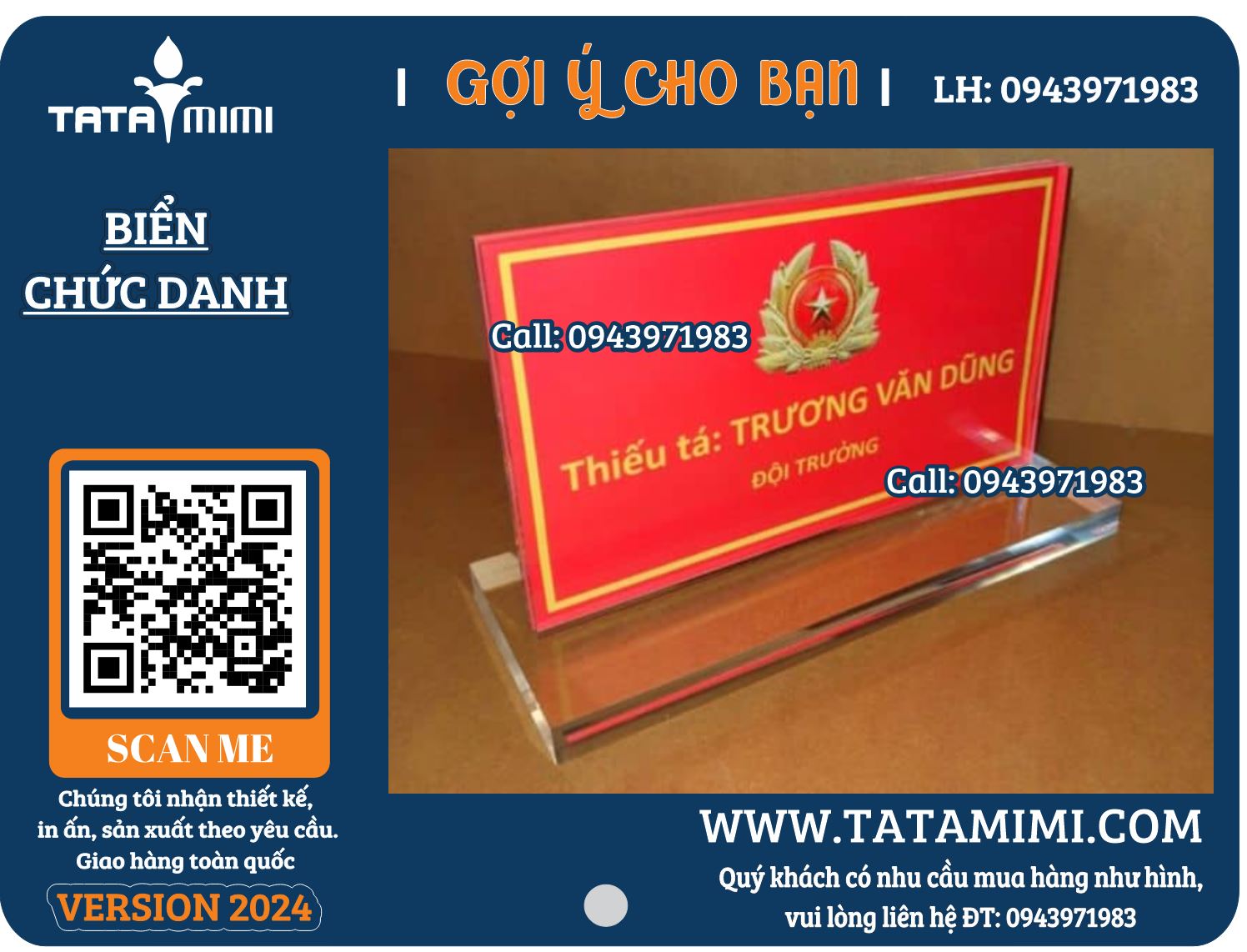 Quy định về biển chức danh quân đội 
