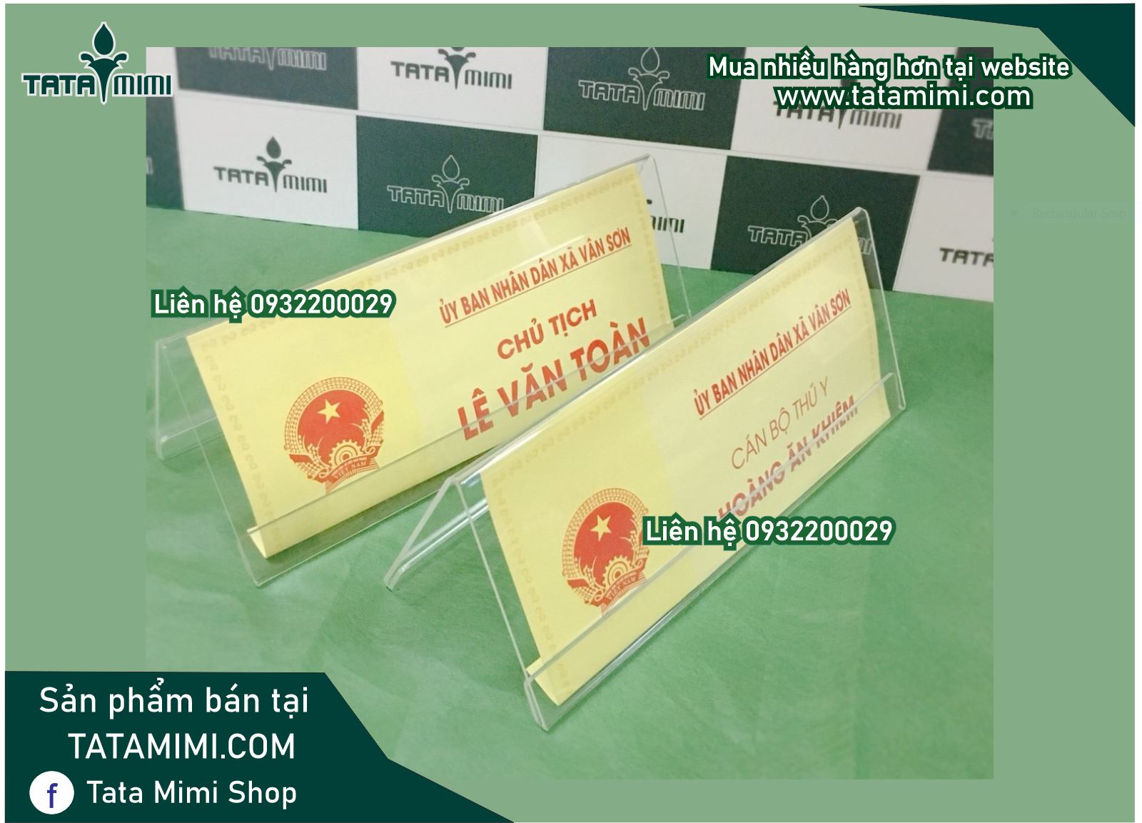Bảng chức danh dùng cho sự kiện