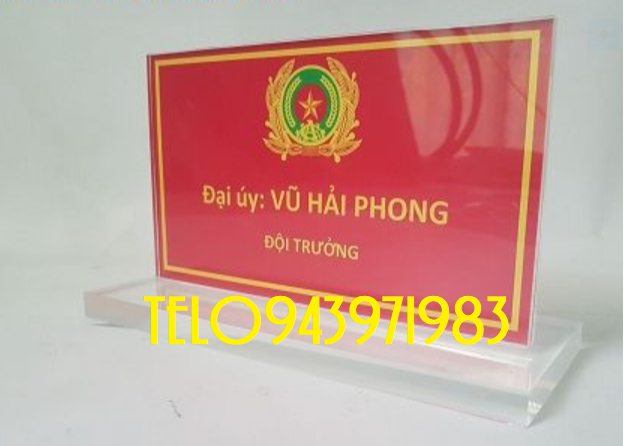 Mẫu biển chức danh đẹp và sang trọng