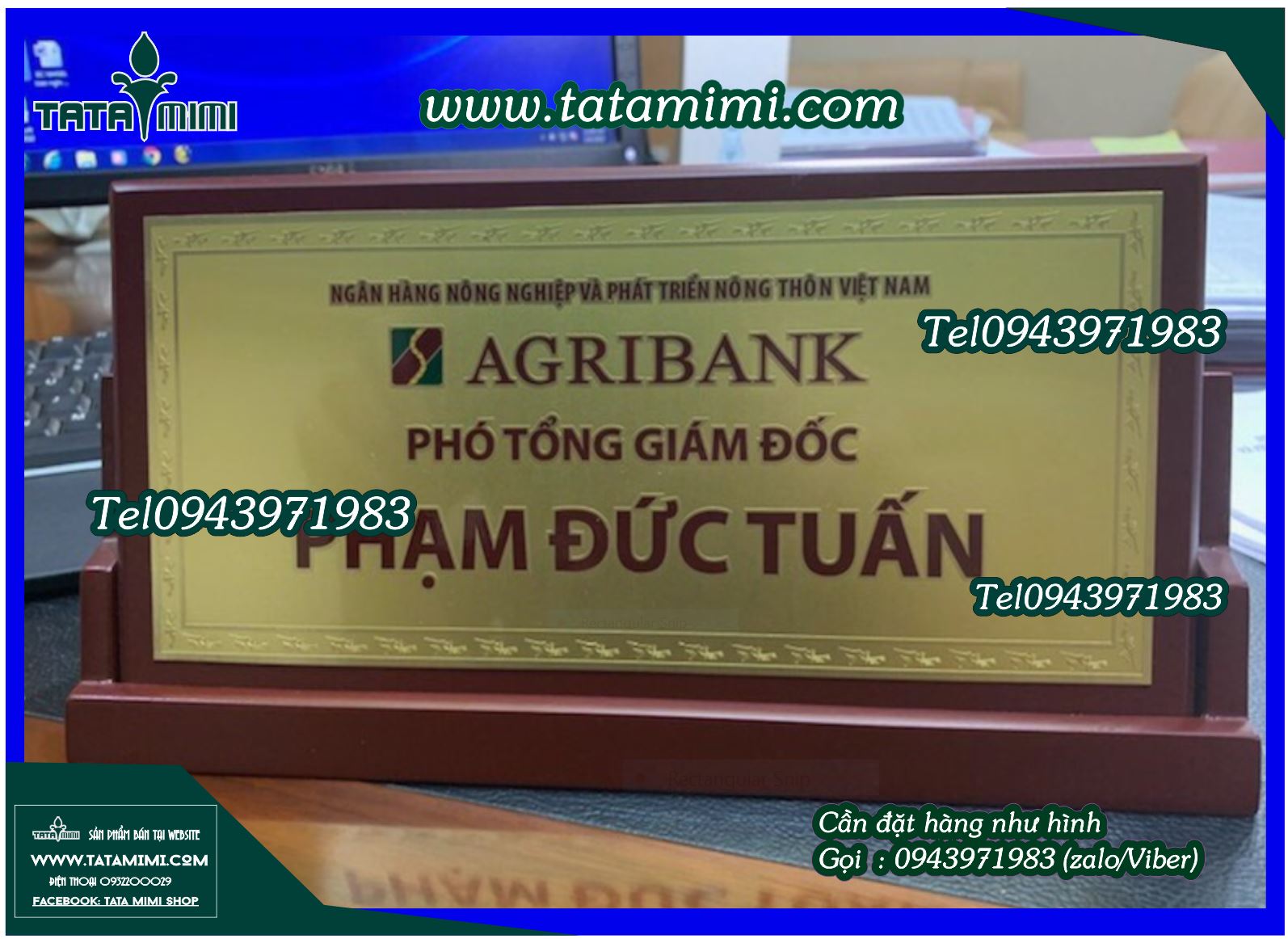 Bảng chức danh màu vàng