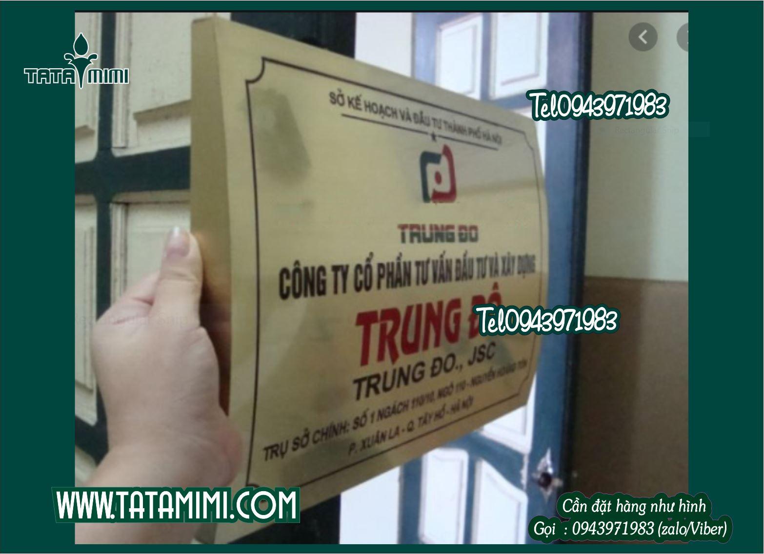 Làm biển hiệu, biển tên công ty chất lượng đẹp 