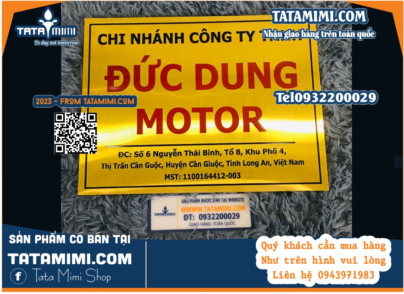 Biển inox uốn chân vuông