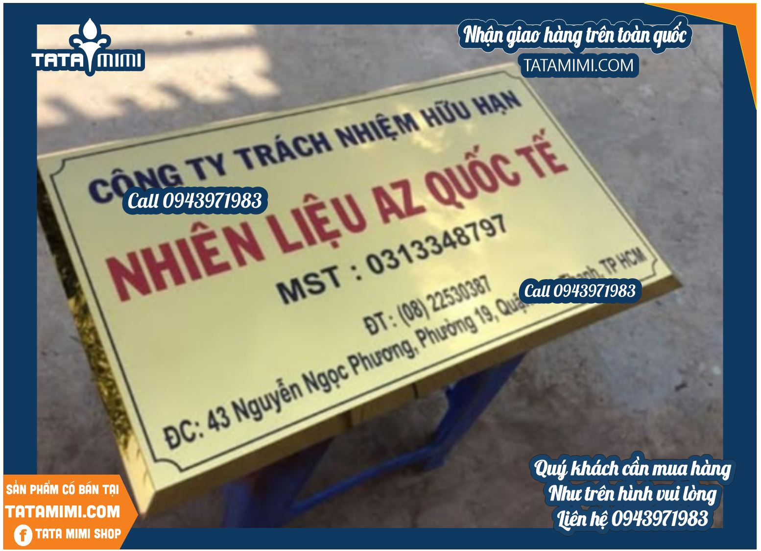 Biển inox nên lên chân cao bao nhiêu
