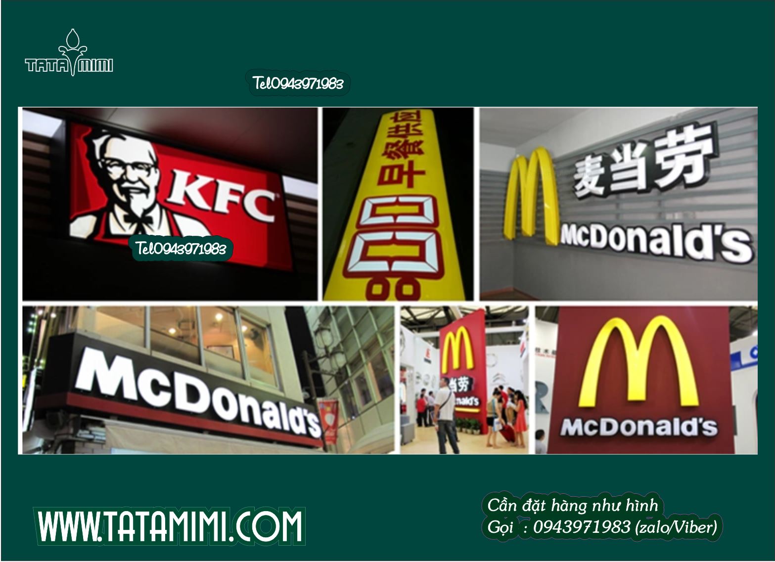 Mẫu biển quảng cáo cho các cửa hàng thời trang