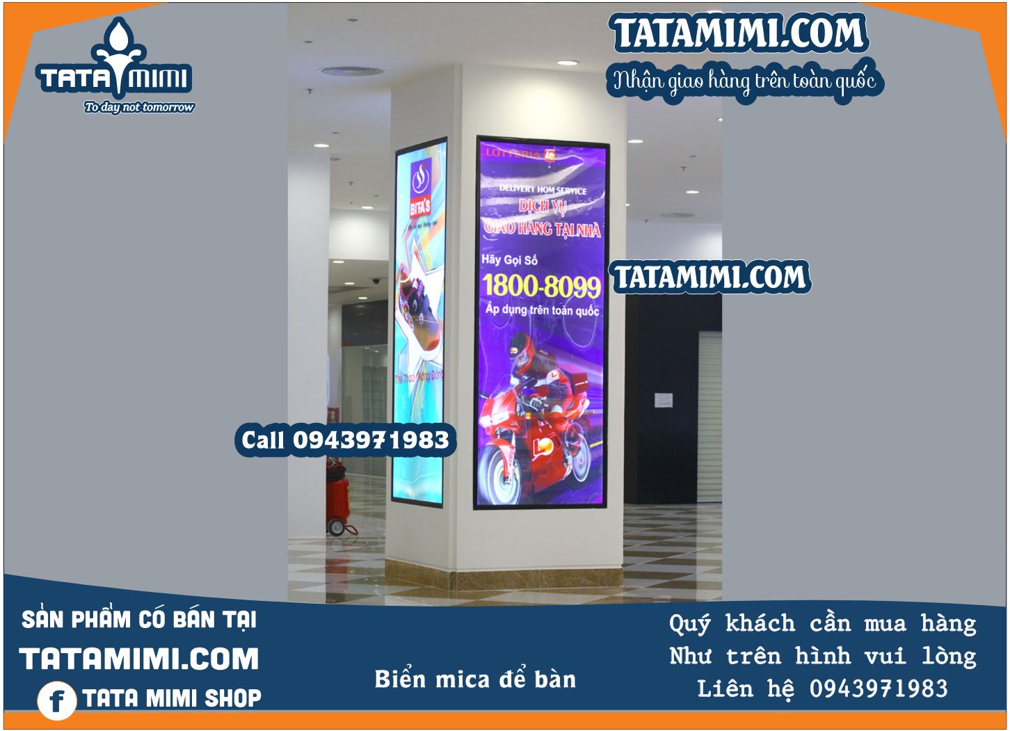 Biển hộp đèn có led có làm được 2 mặt nội dung không