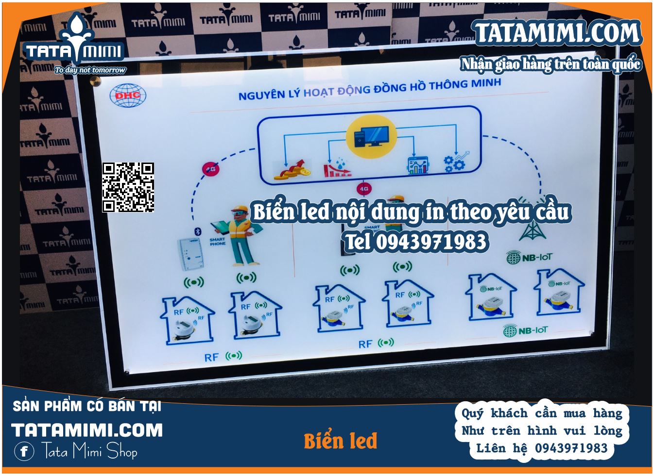 Biển led được làm theo các kích thước