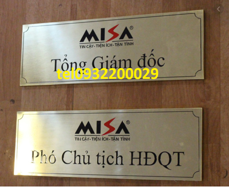 Bảng phòng ban -Bảng phòng ban bằng mica