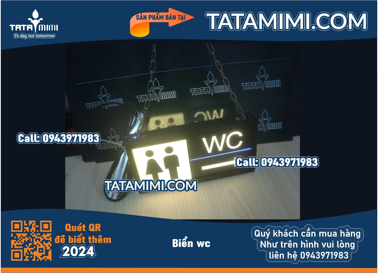 Biển LED WC Xanh Mica: Giải Pháp Tối Ưu Cho Nhà Vệ Sinh Hiện Đại
