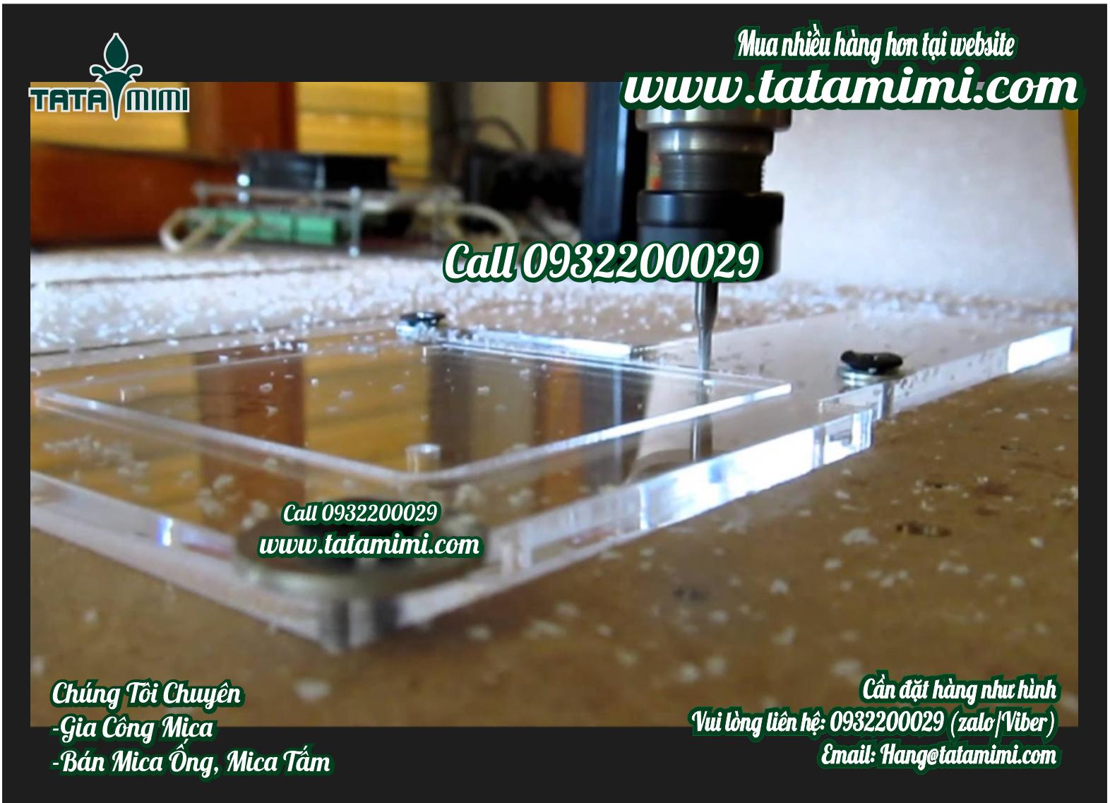 Cắt Mica tấm