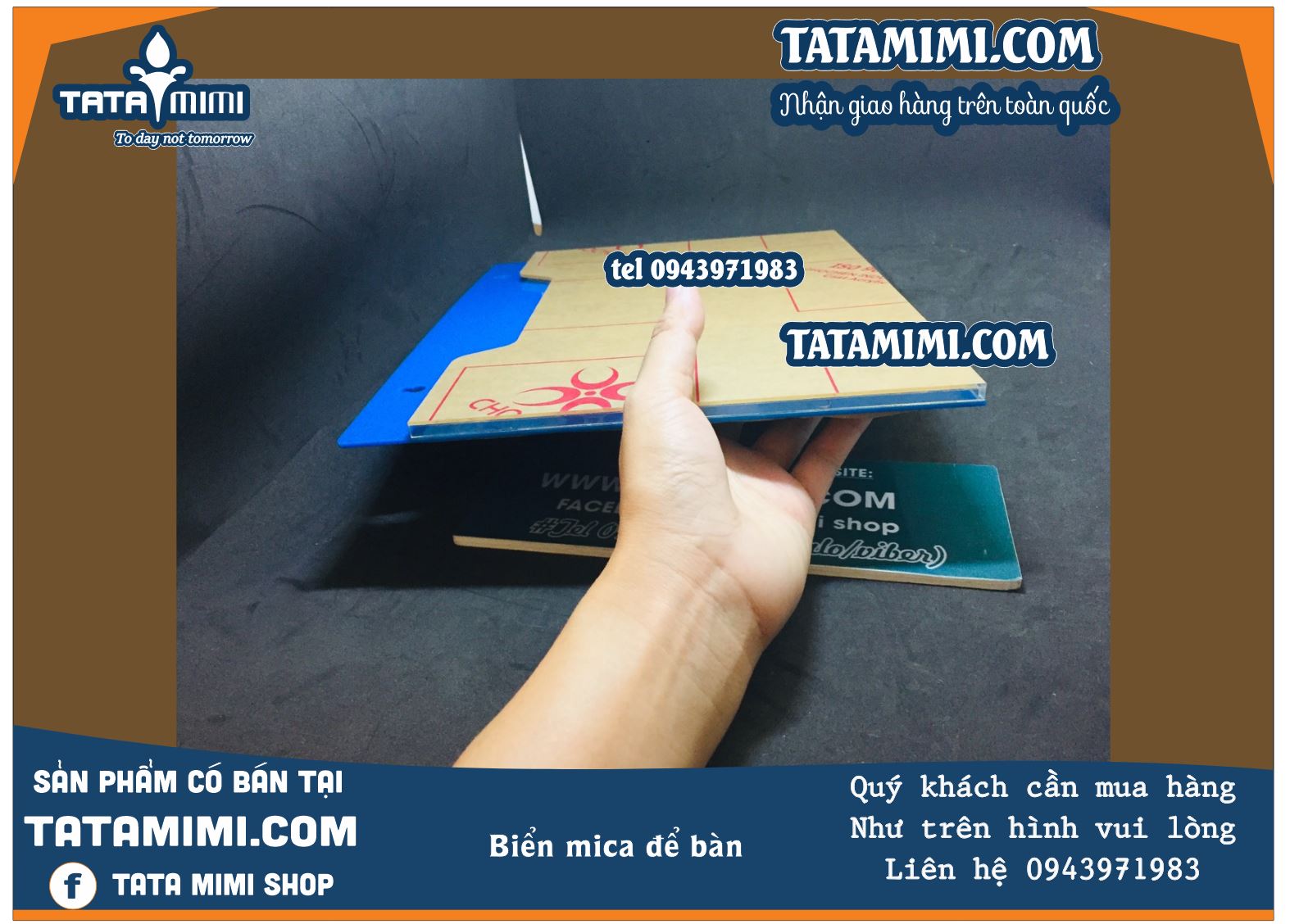 Kệ mica kệ checklist treo tường