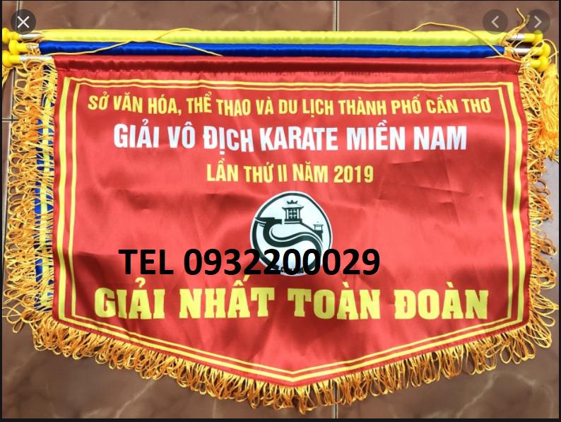 Cờ vải - cờ trao thưởng in lấy liền