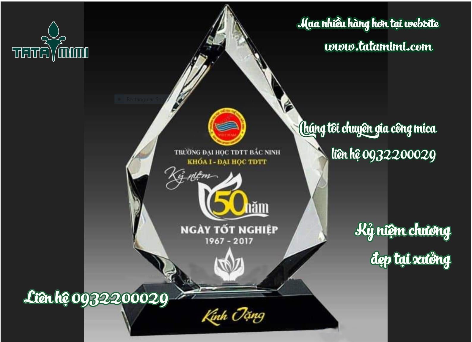 Kỷ Niệm Chương mica giá cả phải chăng