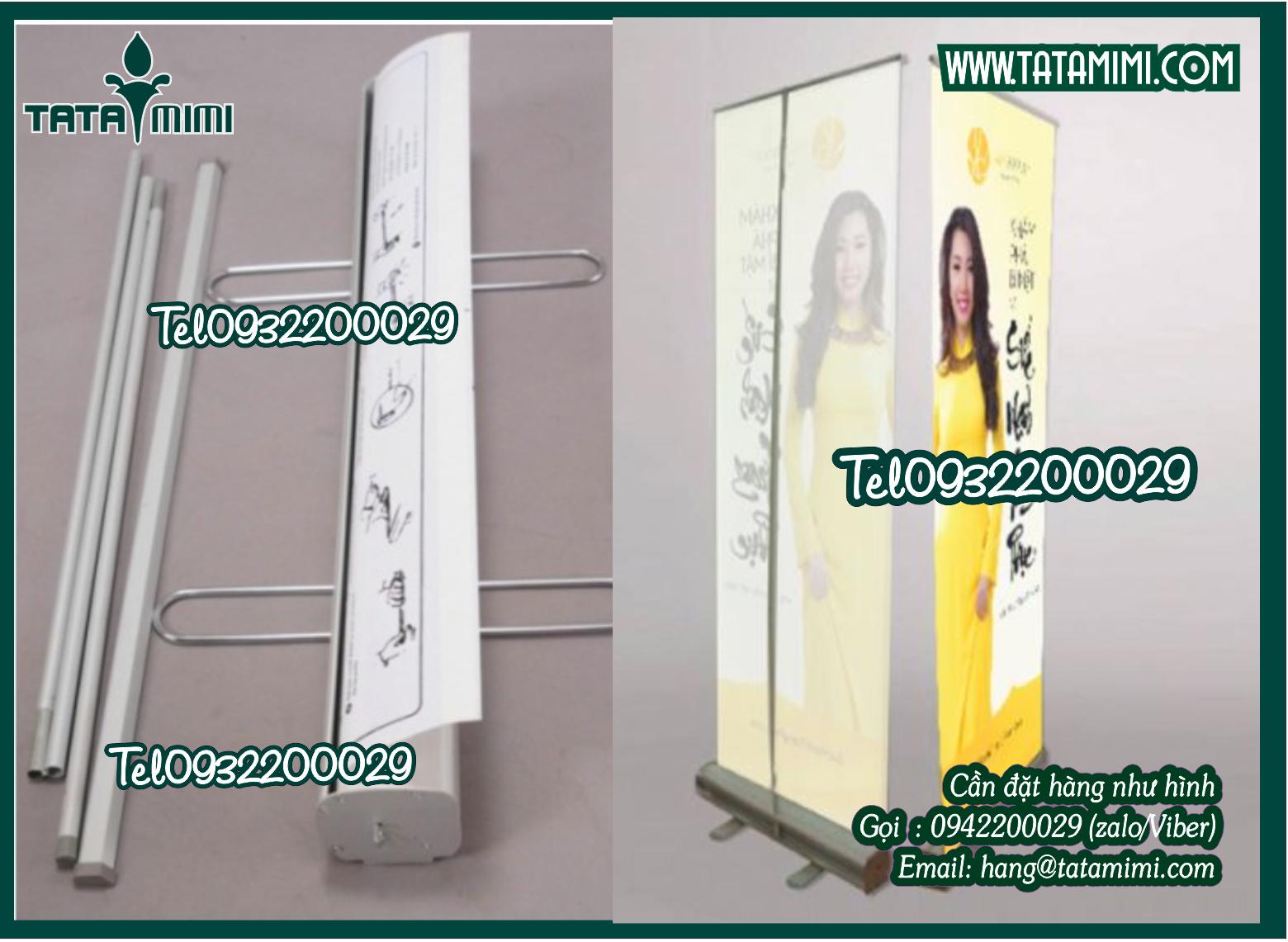 Standee quảng cáo cho sự kiện in theo thương hiệu