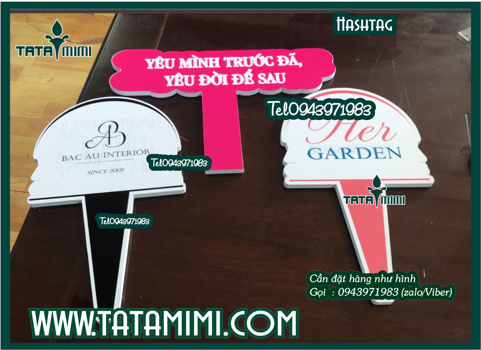 Biển Hashtag sinh nhật