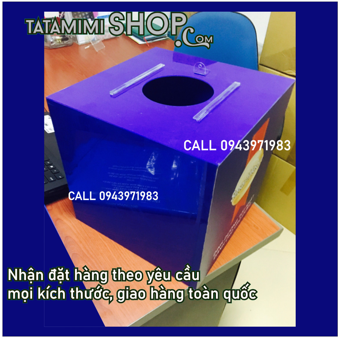 Tip box-thùng thư góp ý đẹp đều từ mica 2mm